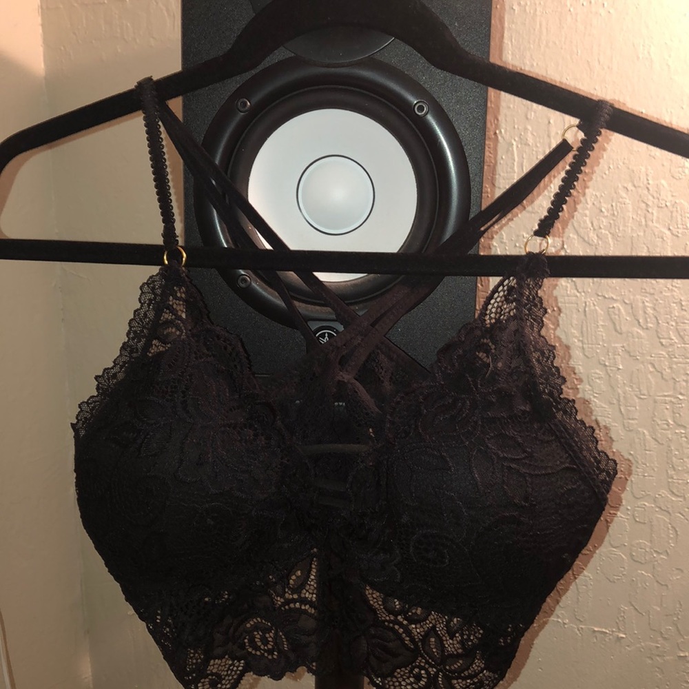 Black Lace Bralette NWOT
